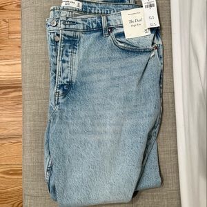 A&F Dad Style High Rise Jeans